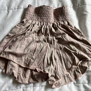 To Love Size 8 Girls Heather Pink Knit Butterfly Shorts